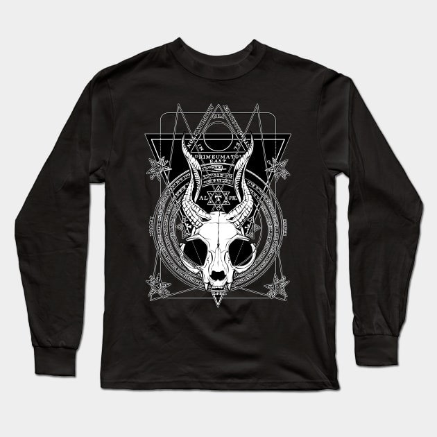 Magical Circle of Baphocat Long Sleeve T-Shirt by Von Kowen